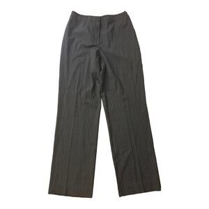 Lafayette 148 dark gray pinstripe wool dress pants size 8